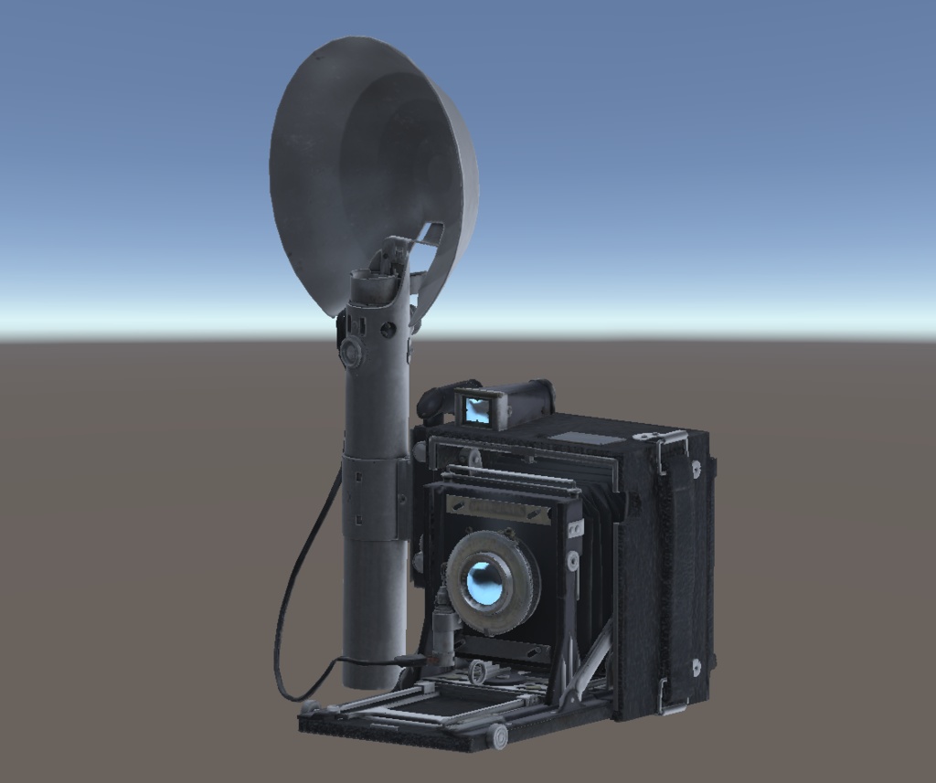 スピードグラフィックカメラ(ポリゴン削減版)