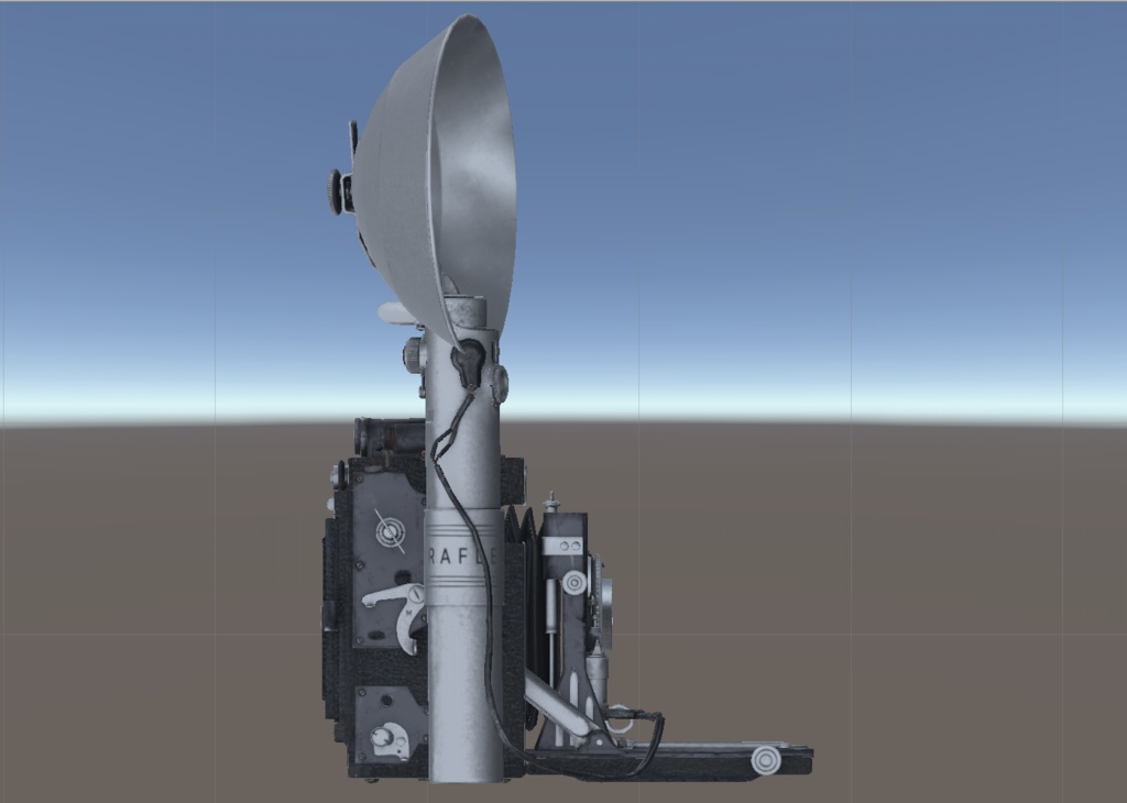 スピードグラフィックカメラ(ポリゴン削減版)