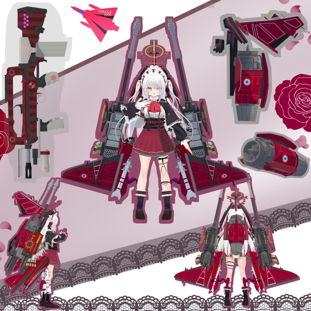 【3Dモデル】Mirage2000 - ミラージュ2000