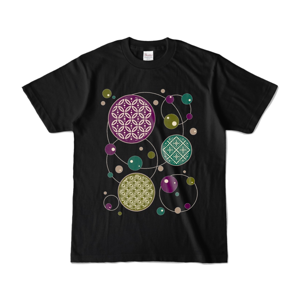 ころんと和みTシャツ【ブラック】