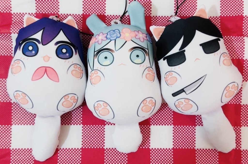 OMOCHI みみ＆しっぽ付きクッションストラップ 