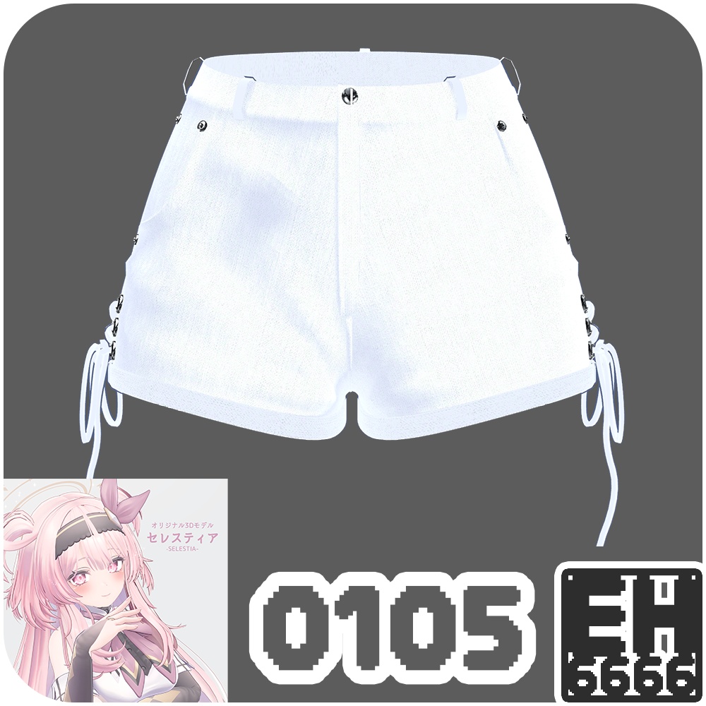 High Waisted Shorts for SELESTIA