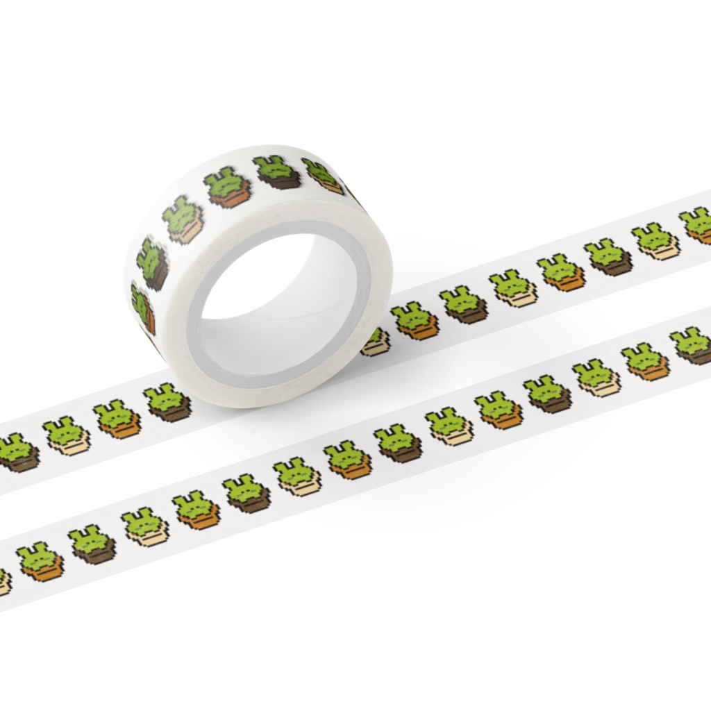 モニラニアのモニちゃんマスキングテープ(ドット絵ver)