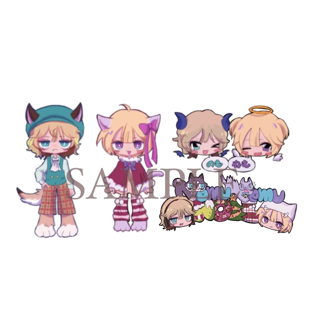 クリスマスランダムステッカー