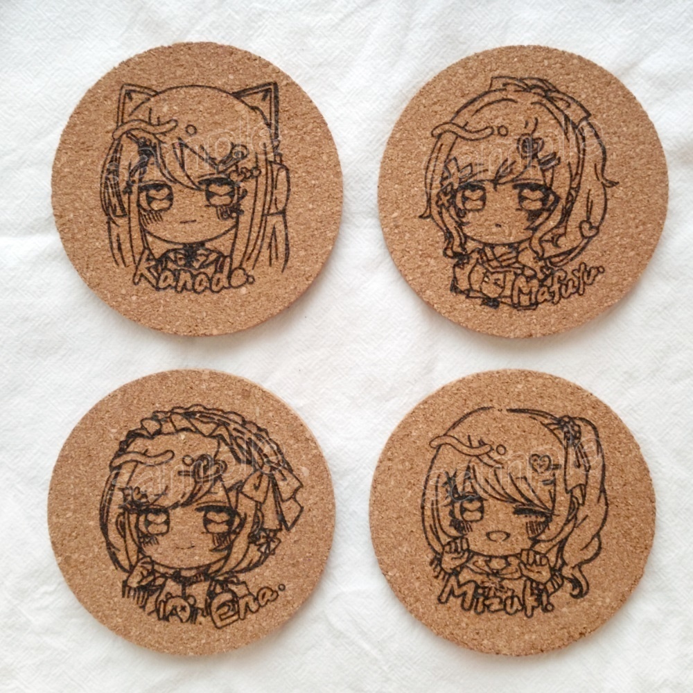 Iなんです コルクコースター