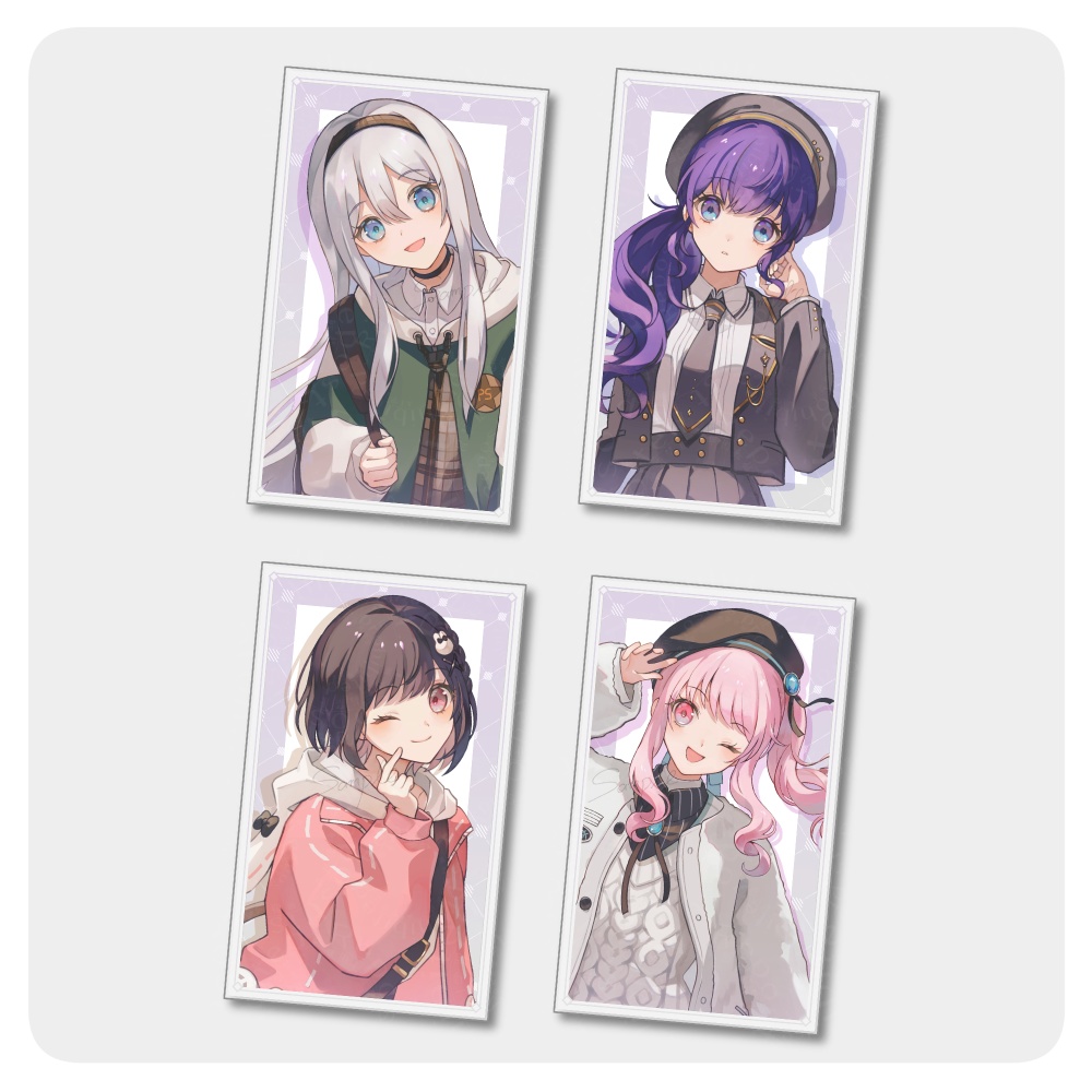 ニーゴ×プレパス衣装 ミニイラストカード