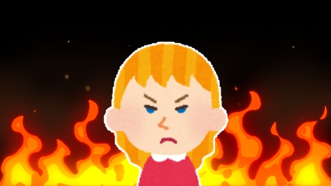 【透過MOV】アニメ作画風・燃え盛る火炎エフェクト（10秒／火の粉・煙付き）