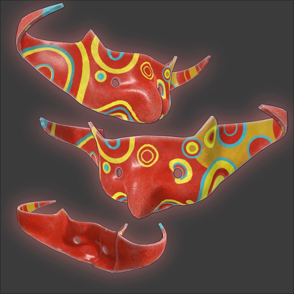 ジョー·クァンの半面/Joe Kwan's Mask【VRChat想定】