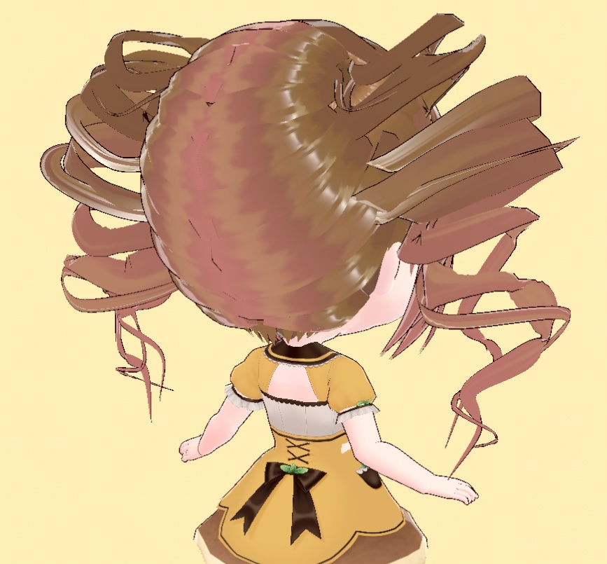 🍫 Sweet Twin Buns Hairstyle 縦ロール Ringlet curls