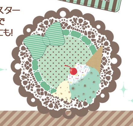 アクリルコースターチョコミント