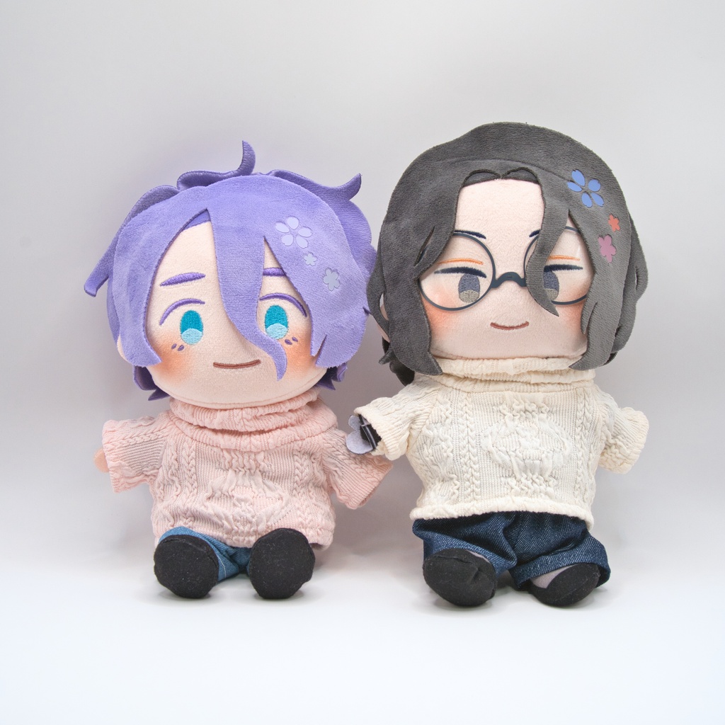 ぬくぬくタートルネックニット6種 15~20cmぬい