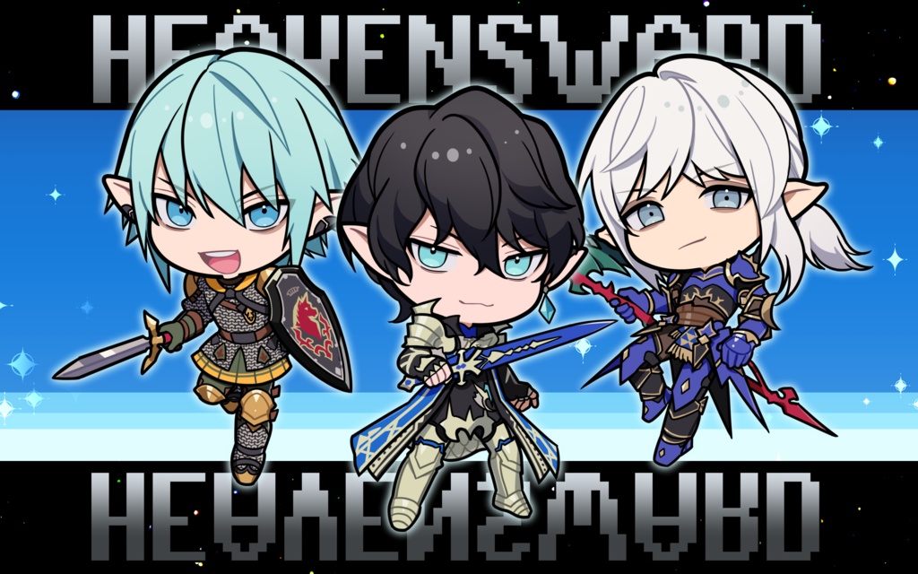 【FF14】蒼天フリーアイコン・ヘッダー・壁紙【頭割り4】