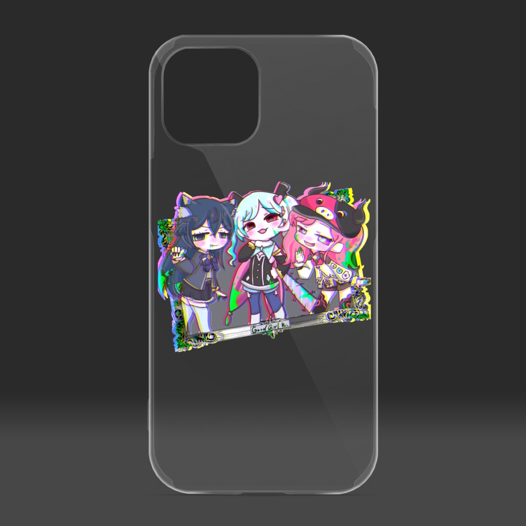 【3人】クリアiPhoneケース