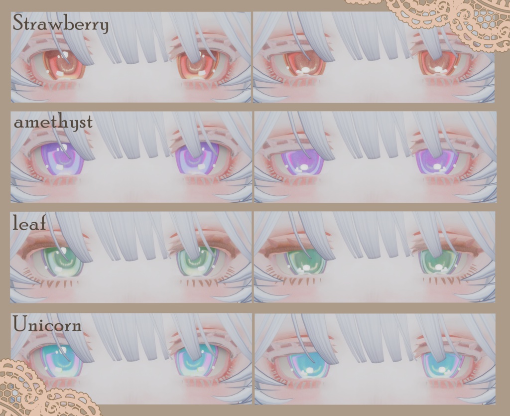 Marycia Dream Flower Eye & Makeup Texture