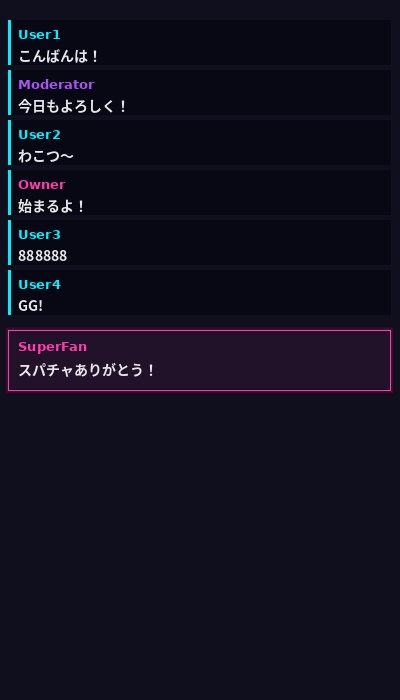 【動く】ネオンパルス配信画面セット|ゲームオーバーレイ+待機+離席+終了+チャット|OBS対応