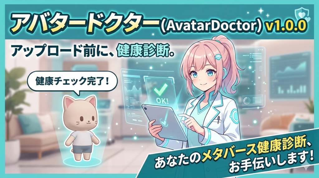  【無料】 アバタードクター (AvatarDoctor) v1.0.0   アップロード前に、健康診断。