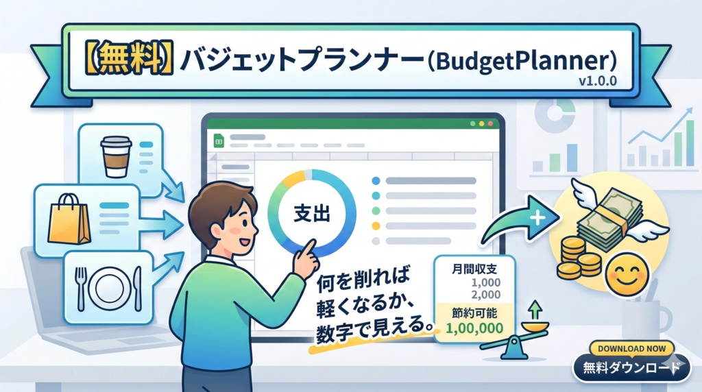【無料】バジェットプランナー (BudgetPlanner) v1.0.0   何を削れば軽くなるか、数字で見える。
