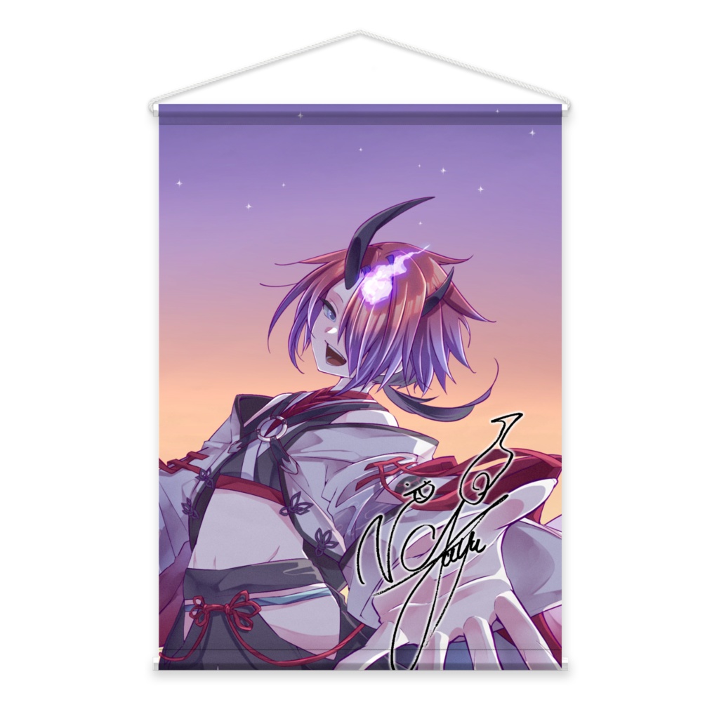 2nd Anniversaryグッズ*複製サイン付B2タペストリー