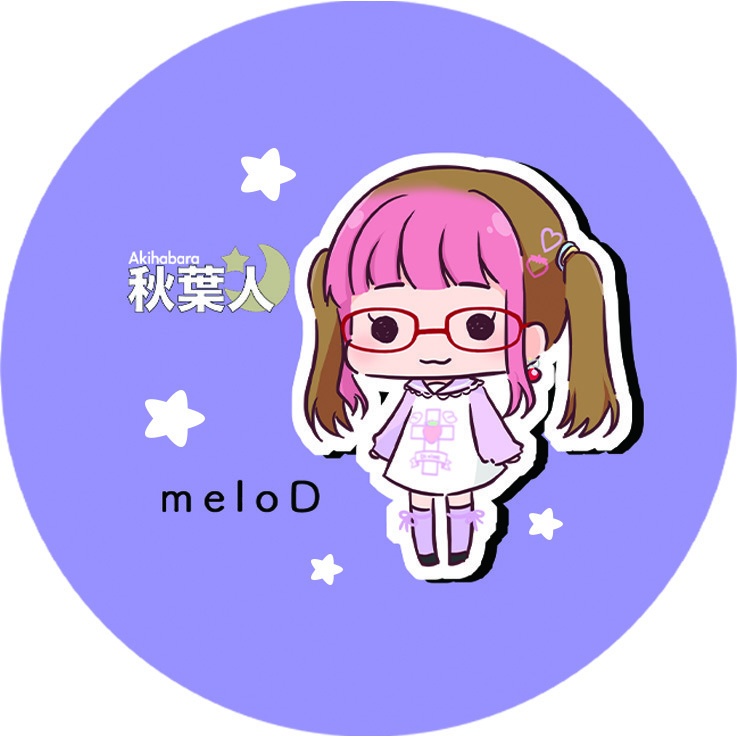 秋葉人【めろD】キャラクター缶バッジ