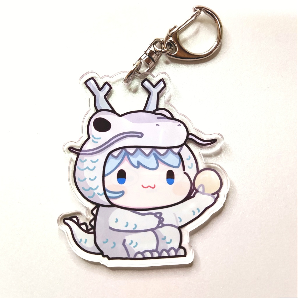 開運!?白龍の着ぐるみはねみゃいアクキー