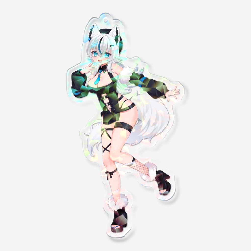 葉月こより 新衣装ホログラムアクリルキーホルダー