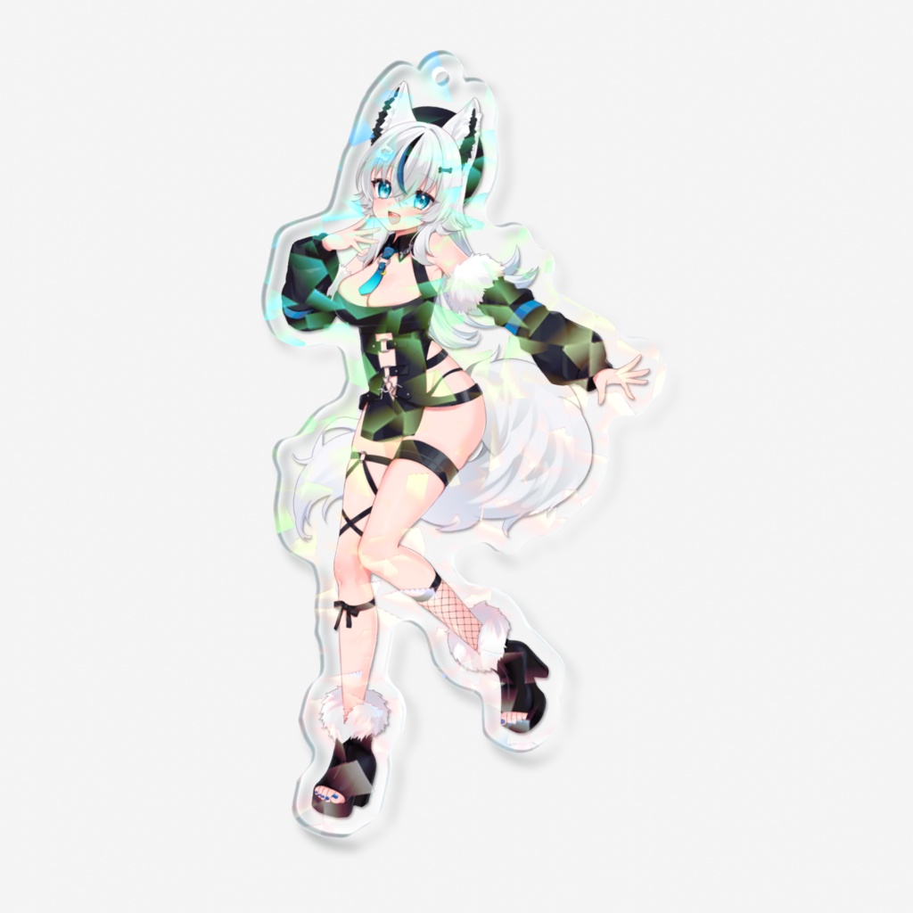 葉月こより 新衣装ホログラムアクリルキーホルダー