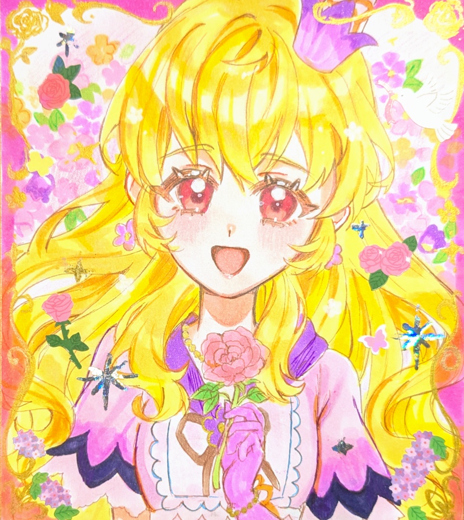 星宮いちご ミニ色紙