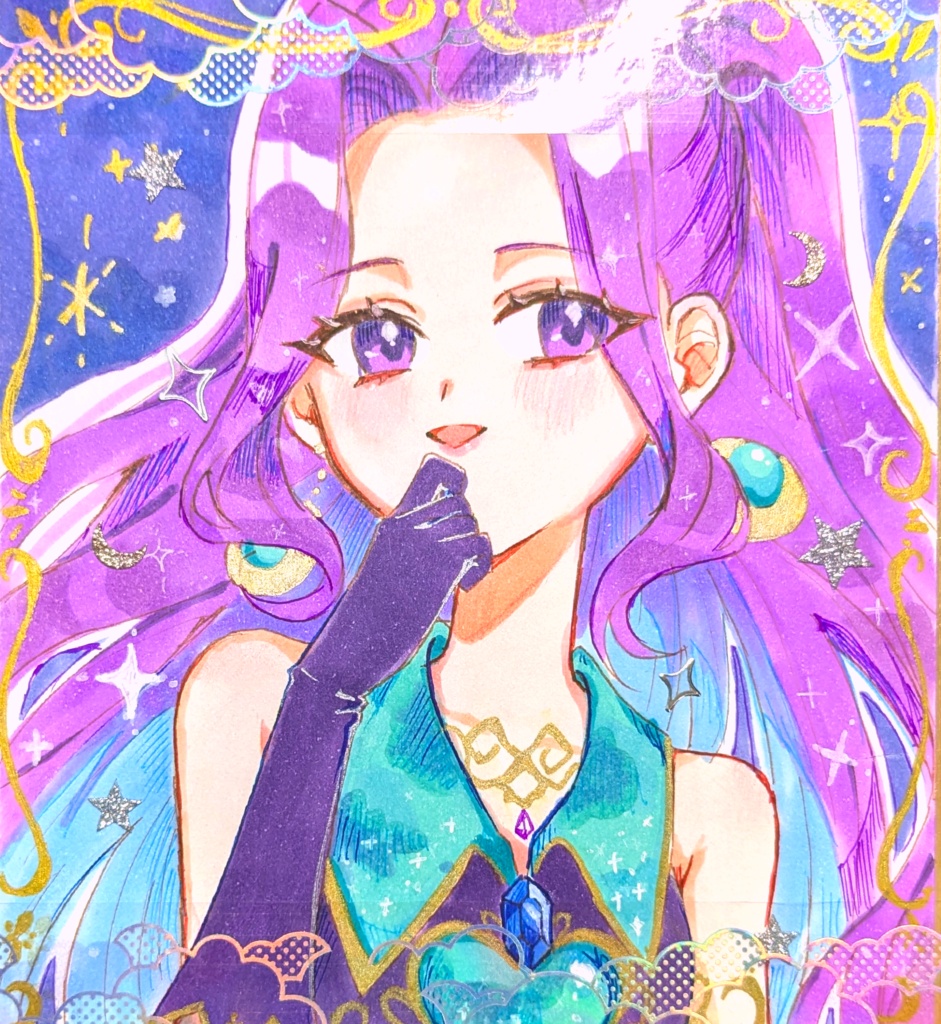 神崎美月 ミニ色紙