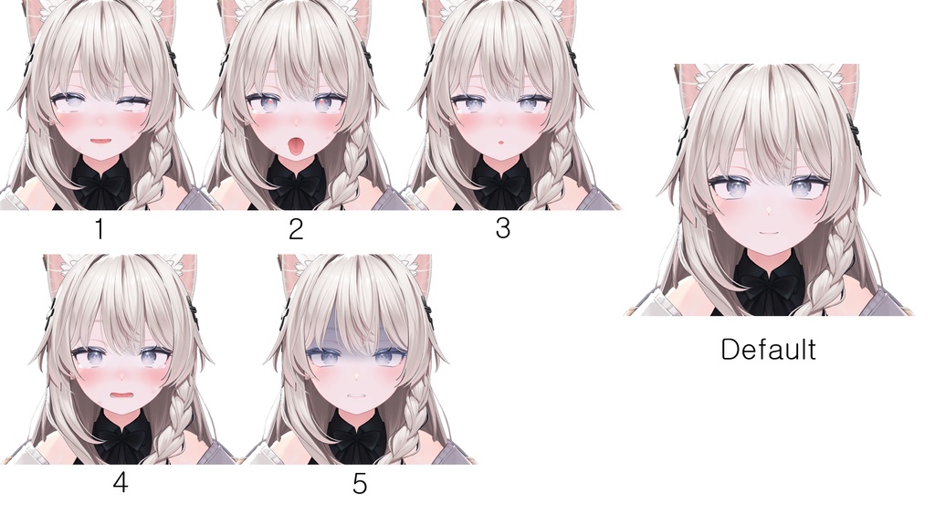 【しなの/Shinano】表情５セット
