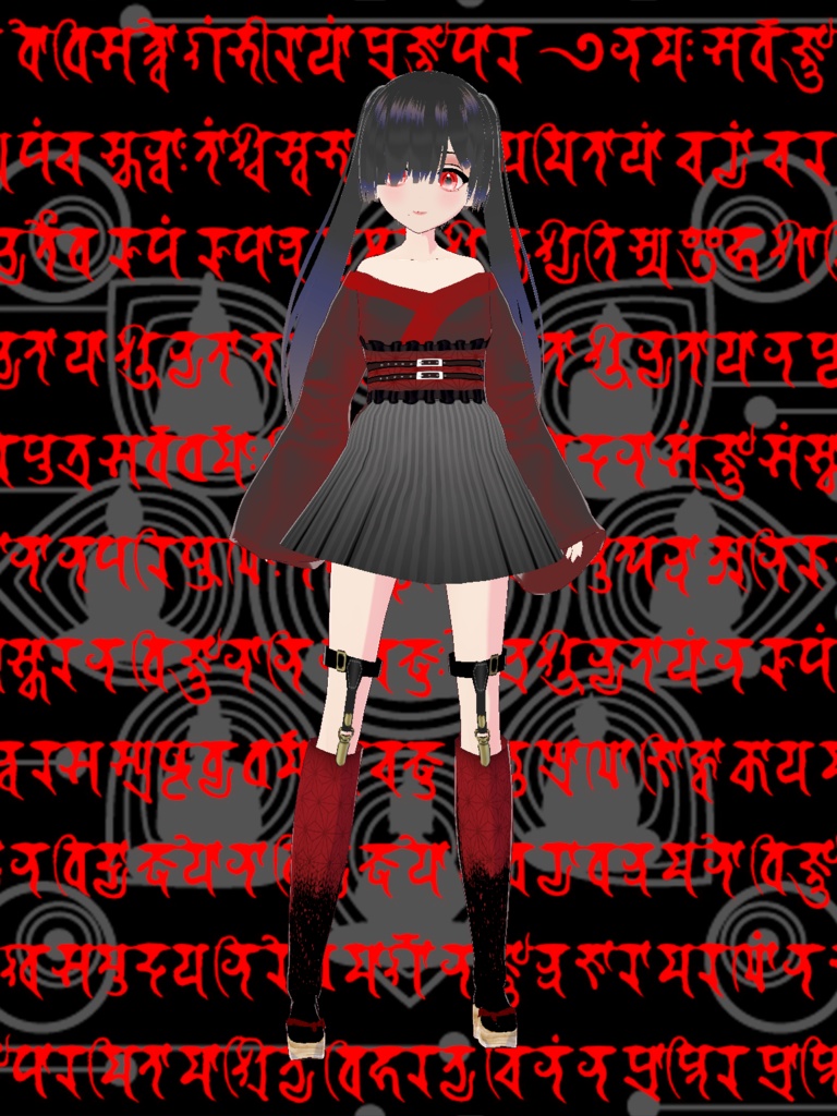 VRoid用 曼荼羅和服セット