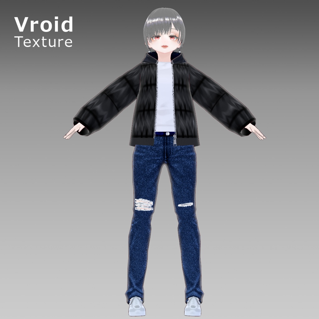 VRoid 用 ダウン パーカー セット - iodaio - BOOTH