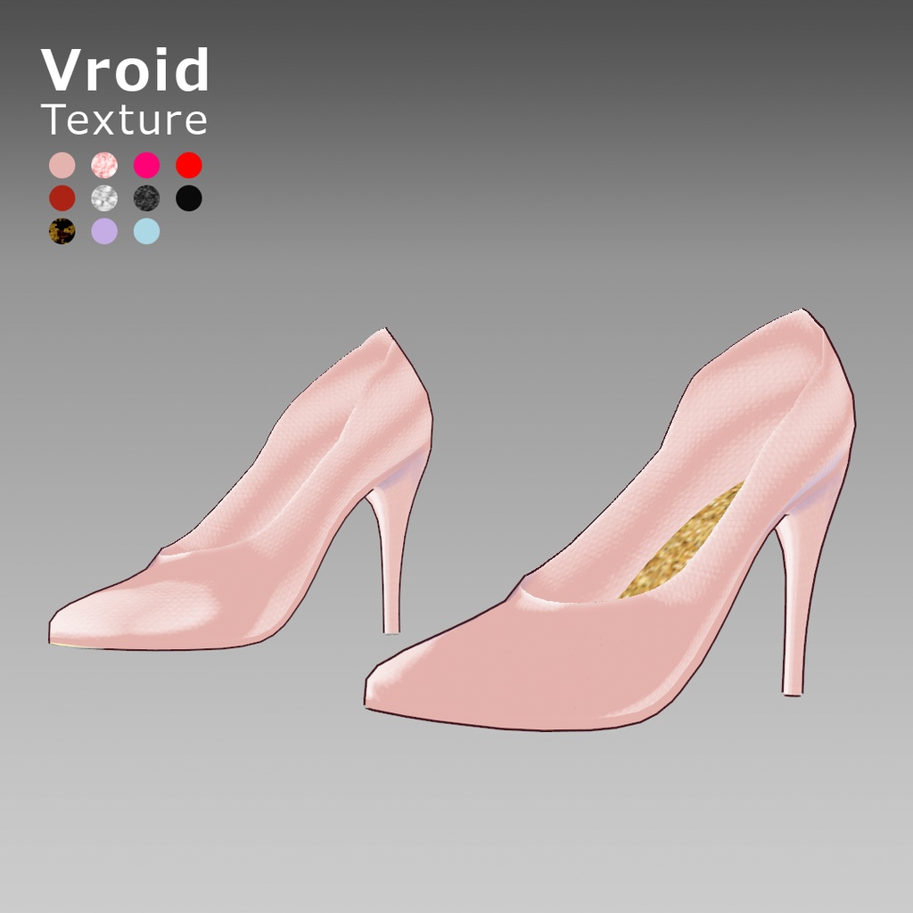 VRoidOutfit ピンヒール パンプス
