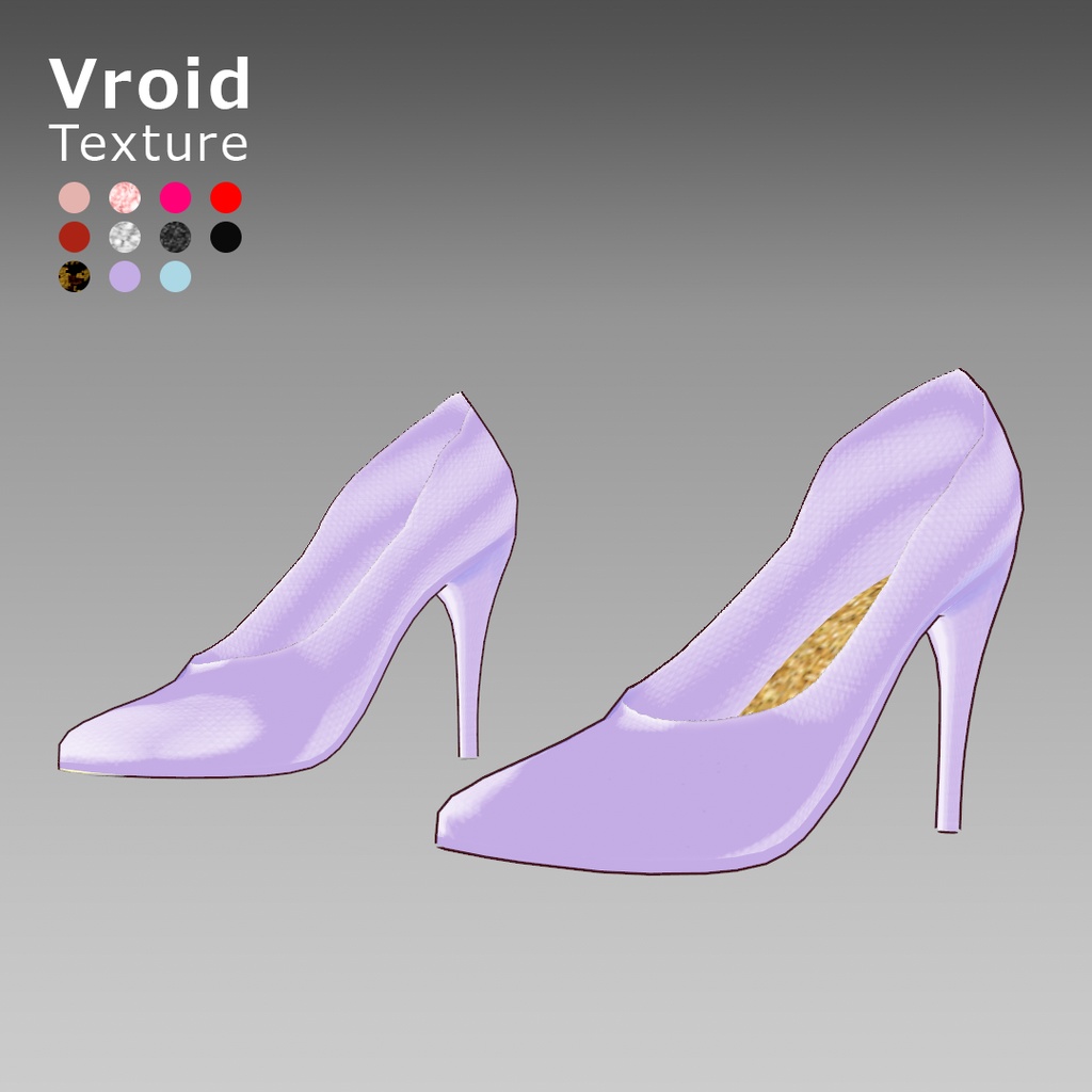 VRoidOutfit ピンヒール パンプス