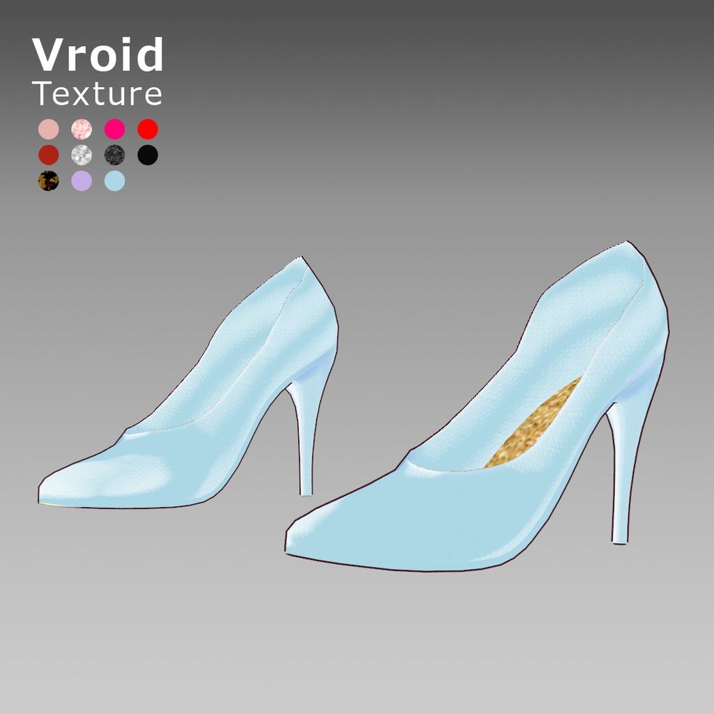 VRoidOutfit ピンヒール パンプス