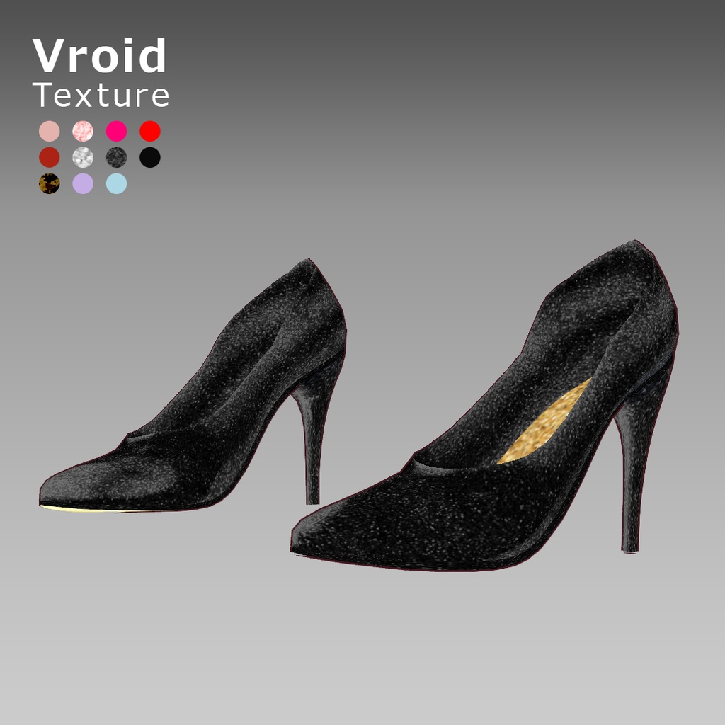 VRoidOutfit ピンヒール パンプス