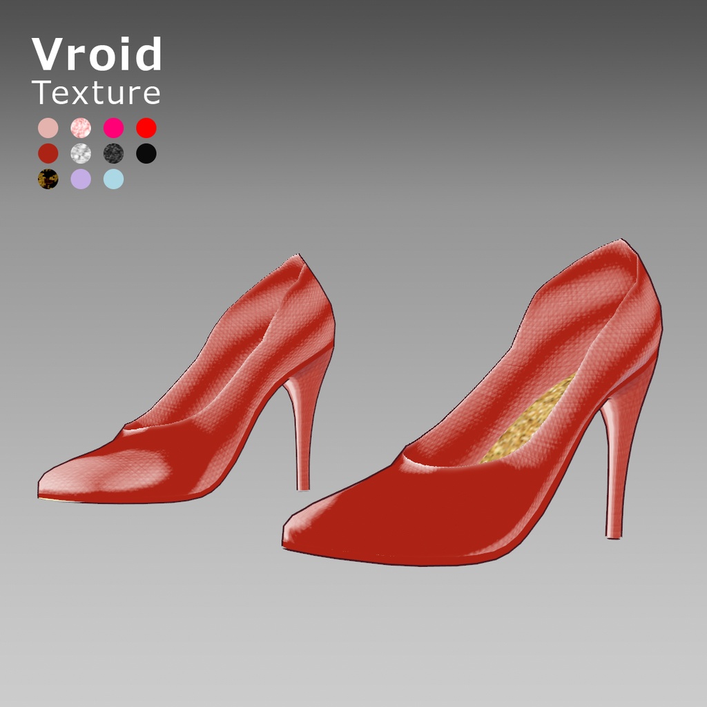 VRoidOutfit ピンヒール パンプス