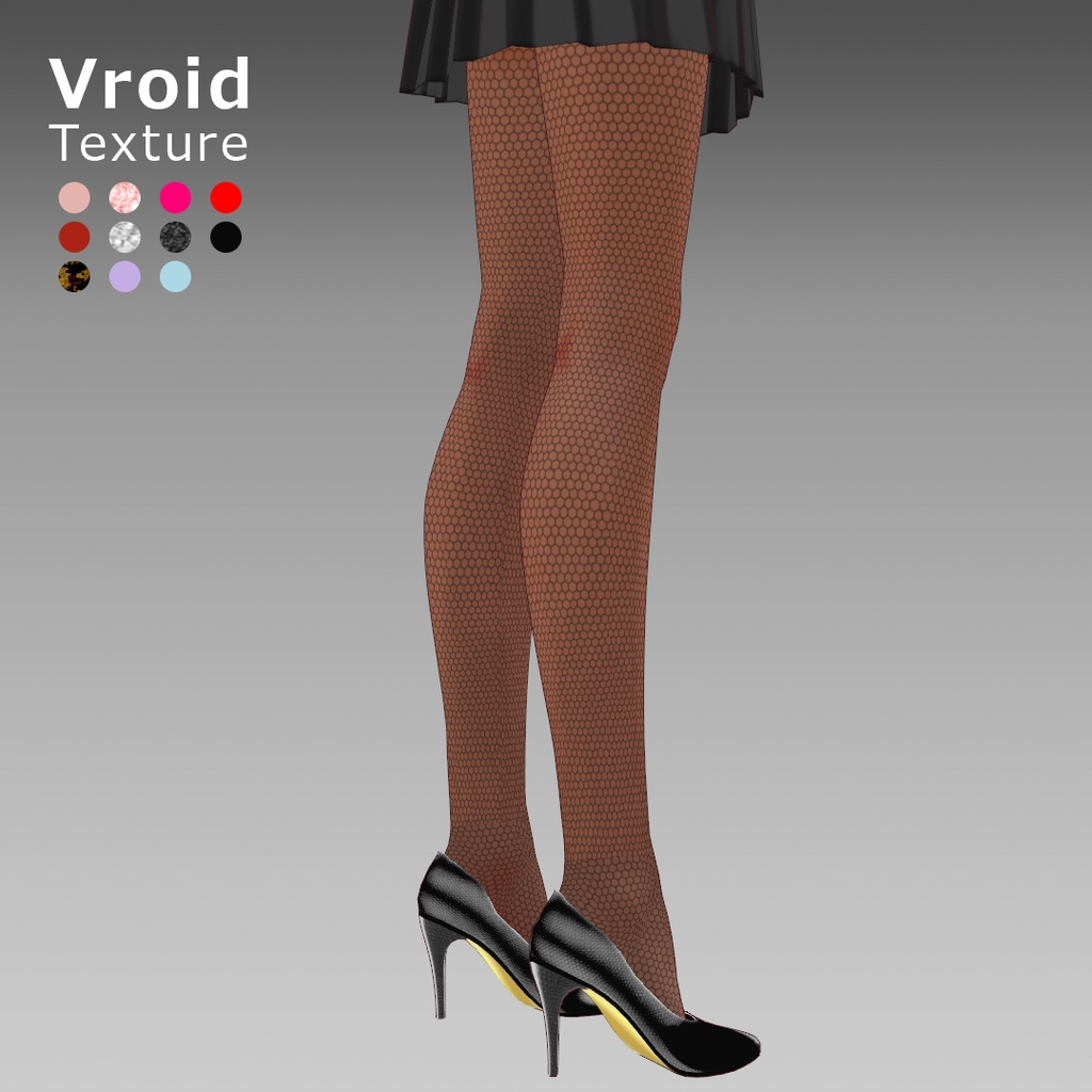 VRoidOutfit ピンヒール パンプス