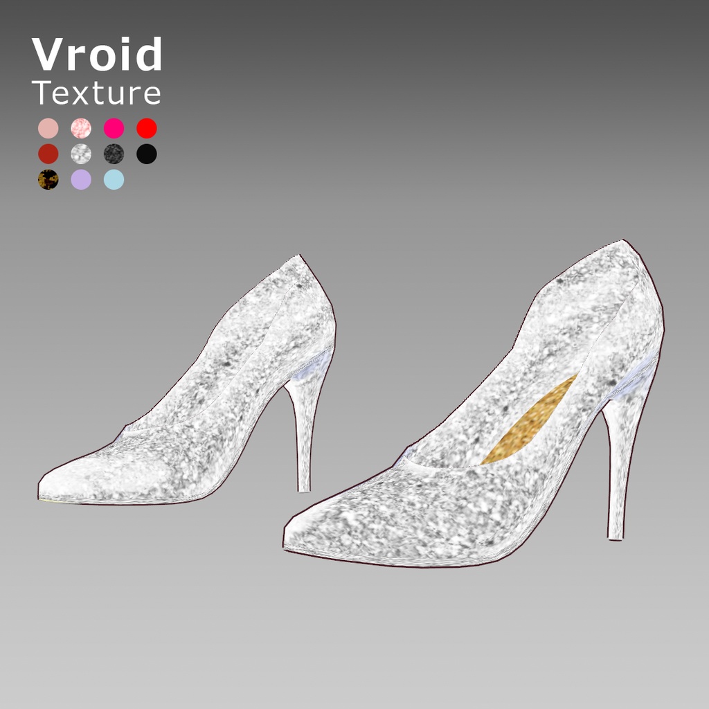 VRoidOutfit ピンヒール パンプス