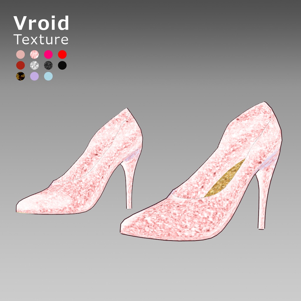 VRoidOutfit ピンヒール パンプス