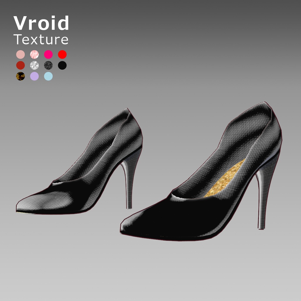 VRoidOutfit ピンヒール パンプス