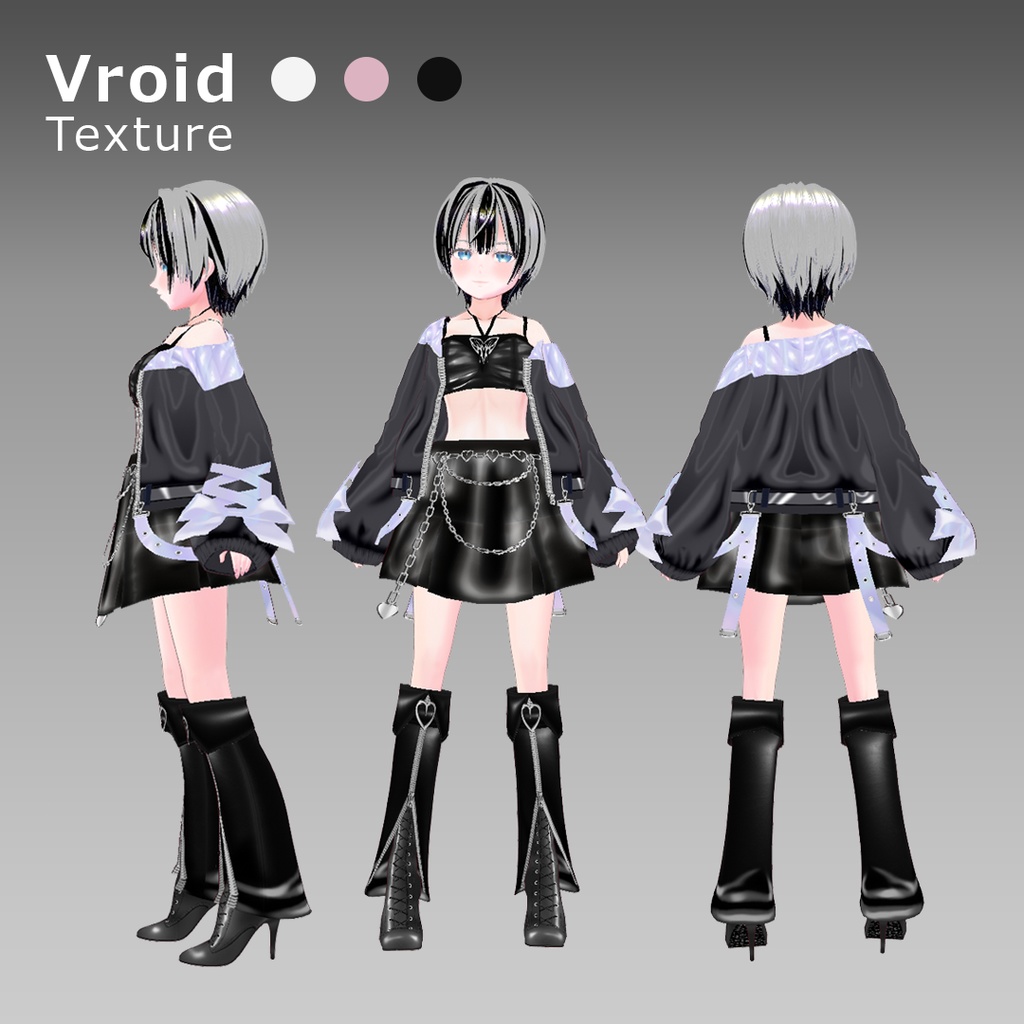 VRoidOutfit スイートパンクコーデ