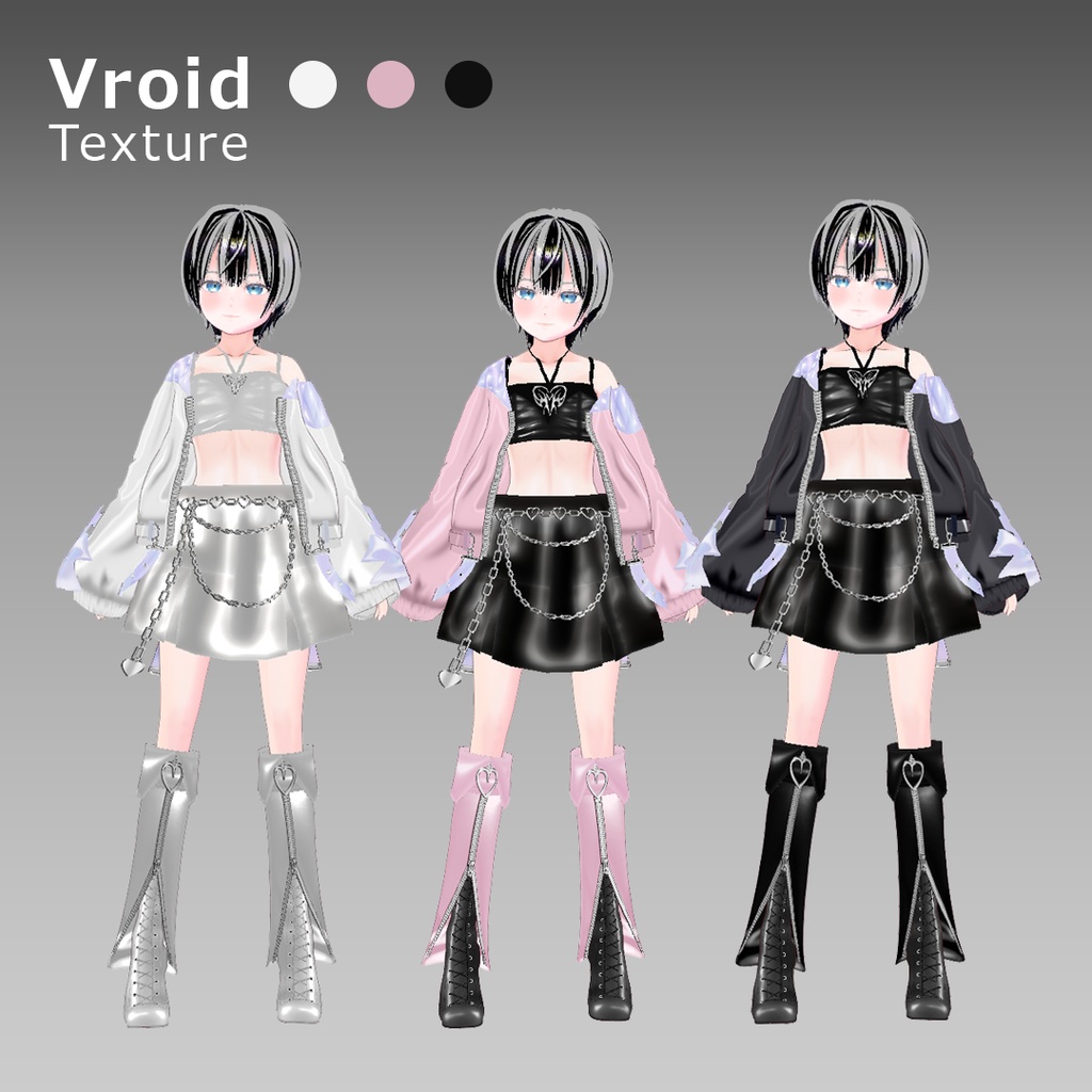 VRoidOutfit スイートパンクコーデ