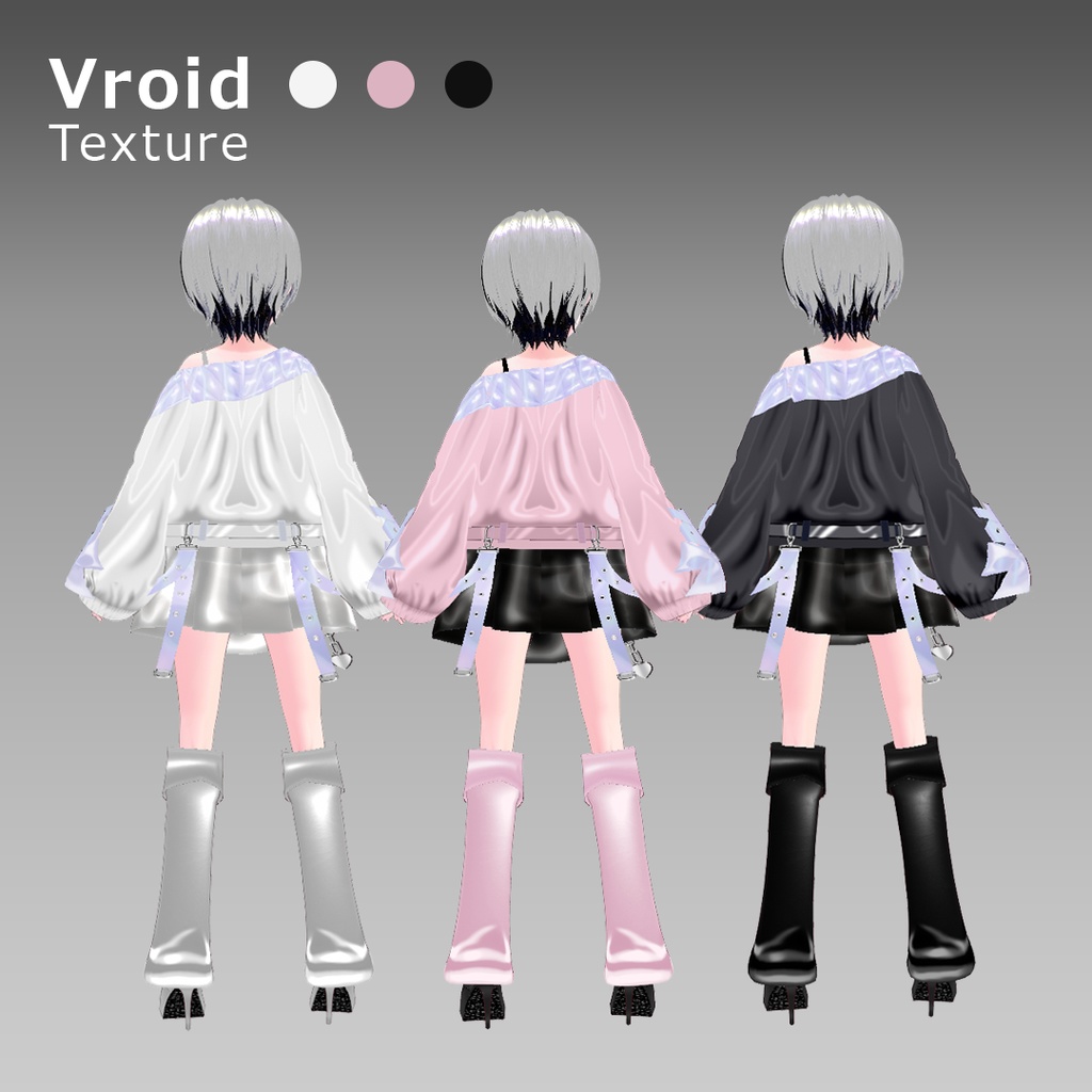 VRoidOutfit スイートパンクコーデ