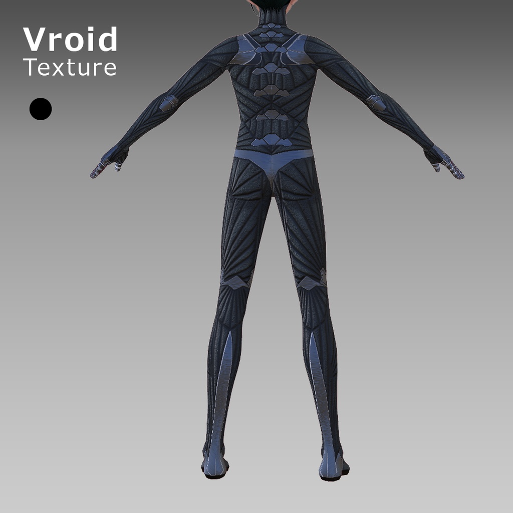 VRoidOutfit サイバーパンク スーツ002