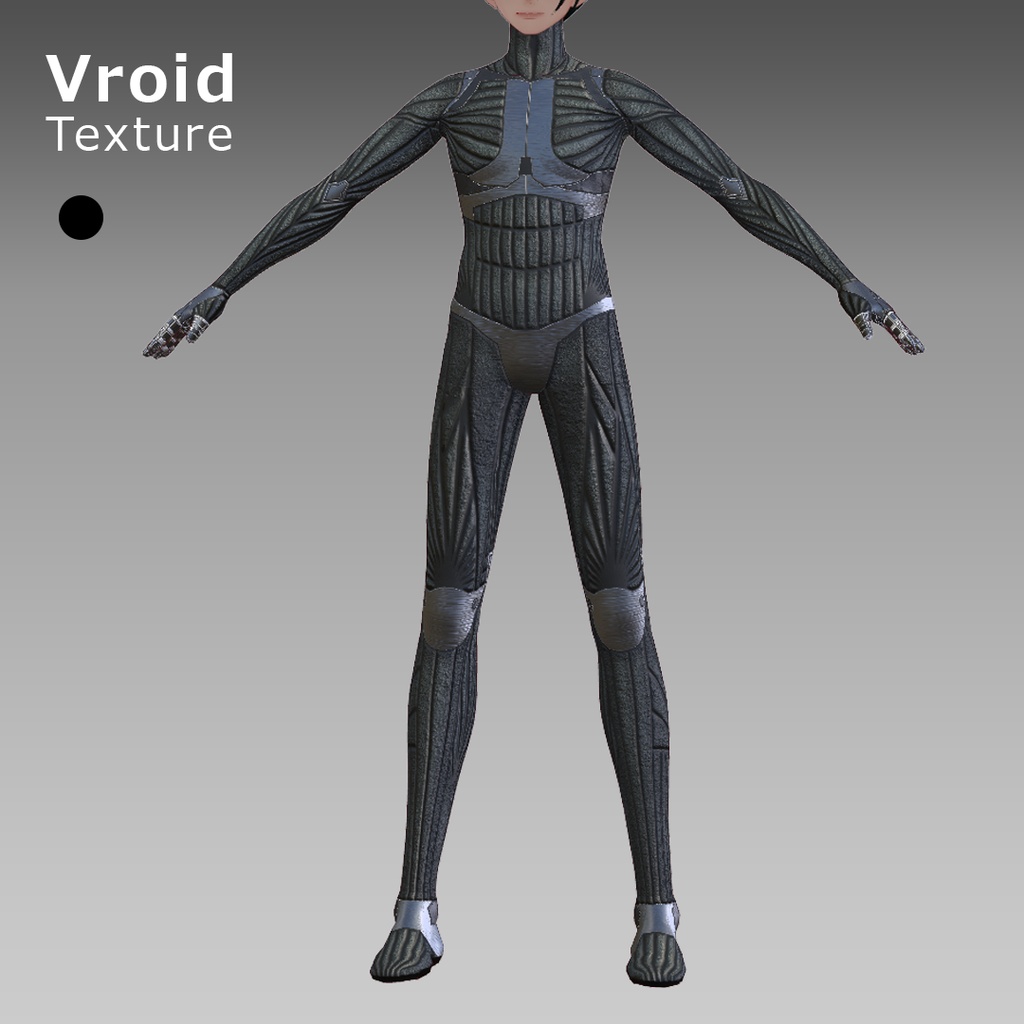 VRoidOutfit サイバーパンク スーツ002