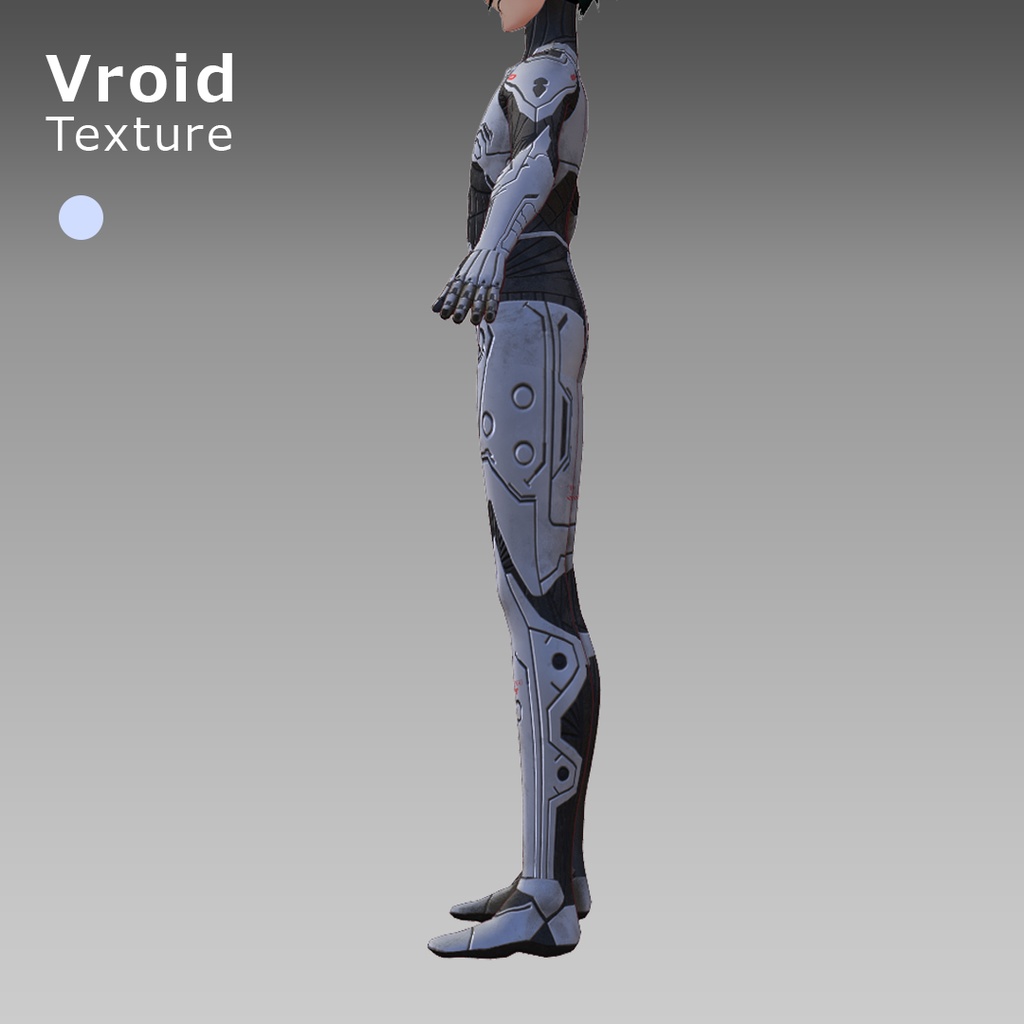 VRoidOutfit サイバーパンク スーツ003