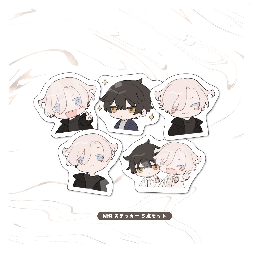 NtRステッカー ５点セット（Night to Reticle）