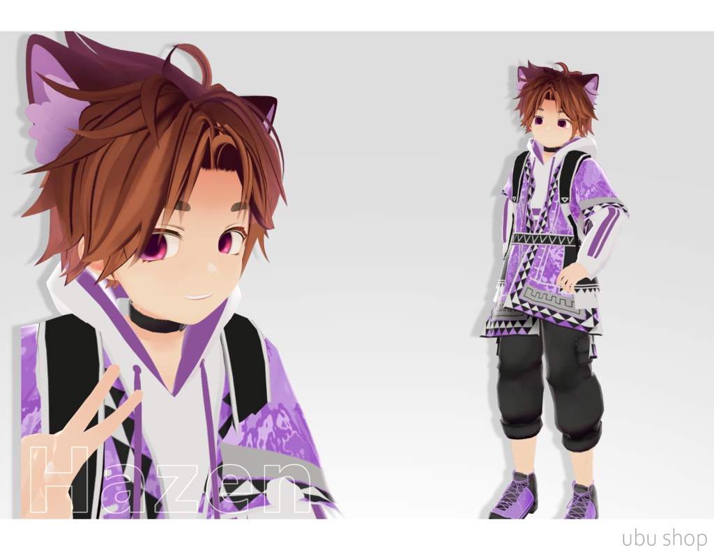 Hazen [VRChat Avatar] - ubu Shop - 2/4