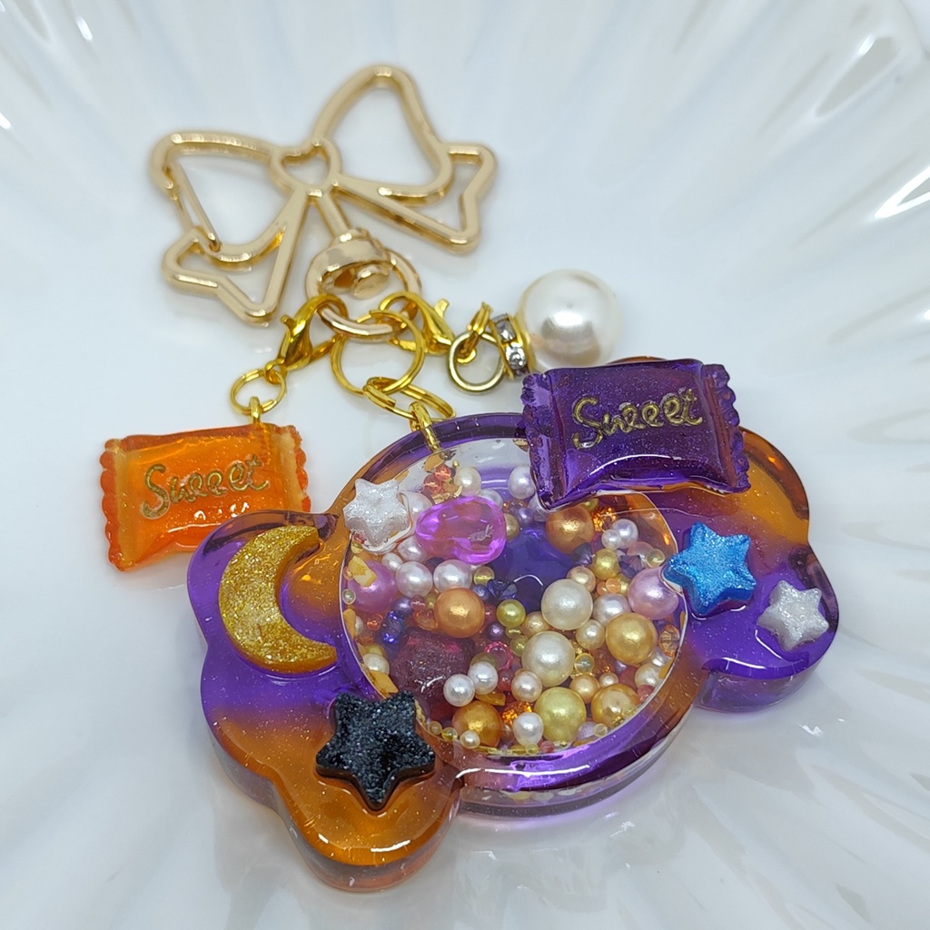 【No.01】ハロウィン シャカシャカキーホルダー