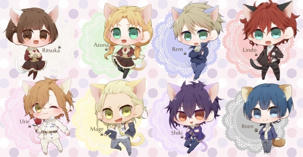 デビルスにゃんこアクリルキーホルダー